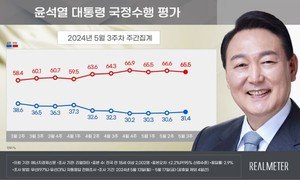尹대통령 지지율 0.8%p 상승한 31.4%…국힘 35% 민주 34.5% < 정치 < 기사본문