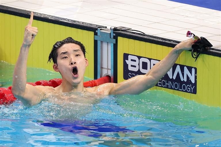 수영 일부 경기 출전 포기…1호 금메달 후보 김우민 전략은